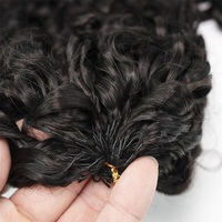 Cheveux bouclés indiens bruts birmans pré-bouclés pour tresses bohèmes séparées, cheveux humains pour salon