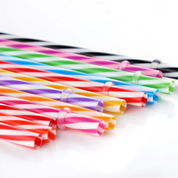 Pailles réutilisables écologiques en plastique, couleur personnalisée, en PP certifié sans BPA, pour bocaux Marson – Offre Spéciale