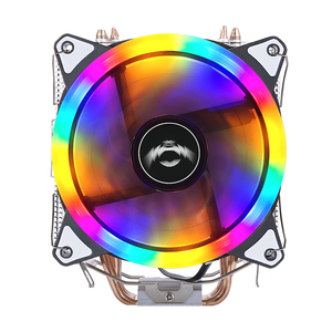 QiuzAim computadora de escritorio 6 tubo de calor <span class=keywords><strong>CPU</strong></span> disipador de calor 12cm computadora ventilador de 4 pines 2011 pines X99 placa base X79 LED silencioso - Product Image 5