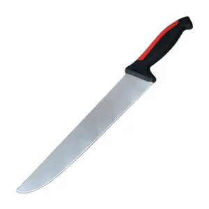 Faca profissional de cozinha profunda, faca e outras facas codificadas com alça para afiar facas, serviços de troca de aluguer