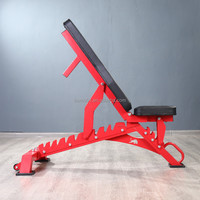 Zoshine Banc de musculation professionnel en acier, personnalisable, réglable, pour usage domestique, avec grande capacité de charge, incluant banc plat et banc à dents