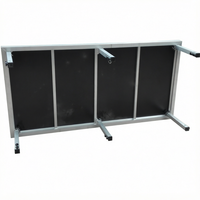 Système de scène modulaire portable 4x8 pieds, plateforme en alliage d'aluminium, installation rapide, scène pour événements et spectacles