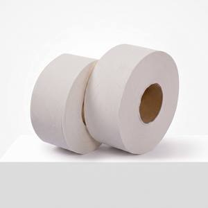 Eco Virgin Wood Pulp White <b>Mini</b> <b>Jumbo</b> <b>Roll</b> G-200 2ply 15gsm 9cm High Absorbency Strong Soft Commercial Disposable <b>Toilet</b> Tissue - Product Image 5