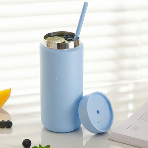 Nuevo Vaso Térmico de Acero Inoxidable 316 de 450ml, Doble Capa, Aislamiento al Vacío, Portátil, Cuerpo Recto, con Pajita, Gran Capacidad, Regalo, Modelo 2026 - Product Image 3