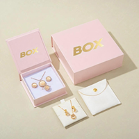 Boîte à Bijoux en Papier Style Livre avec Logo Personnalisé pour Boucles d'Oreilles Pendentifs Bague Boîte à Bijoux Collier au Design en Forme de Livre Unique