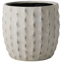 Pot de fleurs créatif en forme de cactus, moderne, en fibre d'argile, grand format, pour maison d'hôtes, centre commercial, balcon, jardin extérieur, jardinière décorative, résistant à l'eau