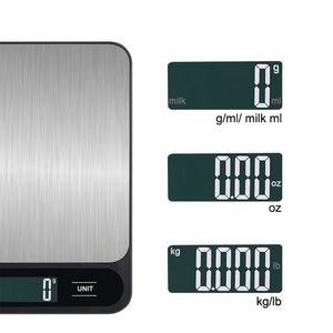 Balance de cuisine numérique multifonctionnelle Veidt 11 lb 5 kg avec plateforme en acier inoxydable SF-218 - Product Image 2