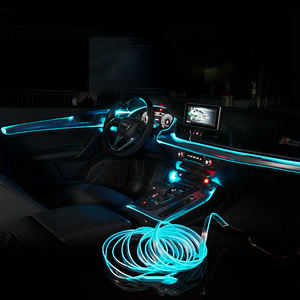 Luz Ambiental LED de Neón para Decoración de Interiores de Automóviles, Tira de Luz Ambiental Fría para Decoración de Automóviles - Product Image 1