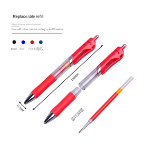 Fornitura di idrovolante Doctor Press la penna Gel rossa nera e blu che pubblicizza la penna Gel firma a base d'acqua con Logo personalizzato - Product Image 3