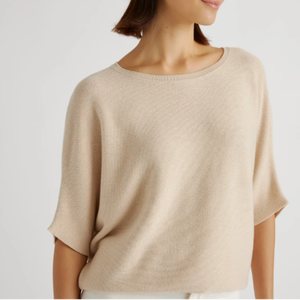<span class=keywords><strong>Maglione</strong></span> Casual da <span class=keywords><strong>Donna</strong></span> <span class=keywords><strong>in</strong></span> <span class=keywords><strong>Cashmere</strong></span> e Cotone, Pullover con Lavorazione a Maglia - Product Image 2