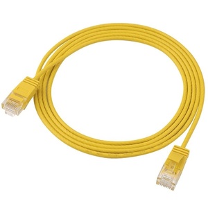 Câble Ethernet Cat5e 3M UTP en cuivre massif 24AWG Connecteur RJ45 8p8c ROHS 10 Gbps 550 MHz Cordon de raccordement Guangdong - Product Image 1