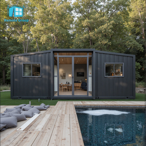Maison préfabriquée en conteneur, maisons conteneurs de 40 pieds, maison pliable extensible et portable pour hôtel, vie en famille - Product Image 1