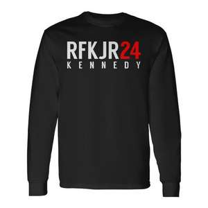 Rfkjr24 Kennedy 2024 Camiseta de manga larga Ropa para campaña política - Product Image 1