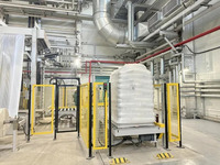 Machine d'emballage à film étirable haute vitesse pour additifs de plâtre – Emballage efficace