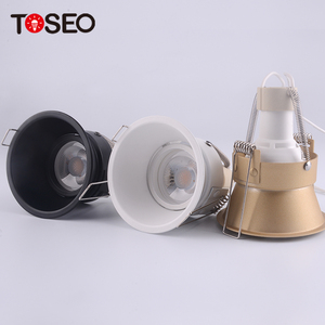 Apparecchio di illuminazione per interni antiriflesso nascosto Gu10 MR16 COB Downlight LED Ceilinglight Embedded pressofuso alluminio 90 moderno fisso - Product Image 1