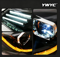 Accessoires automobiles YWYC pour Honda Fit 2014-2020 : Phares améliorés avec feux de jour dynamiques et clignotants LED