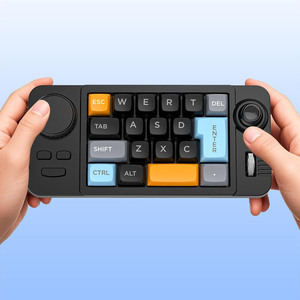 <span class=keywords><strong>Clavier</strong></span> mécanique filaire programmable avec molette de réglage du volume, joystick de jeu, <span class=keywords><strong>clavier</strong></span> numérique à 19 touches remplaçables à chaud pour Win8/10 - Product Image 5