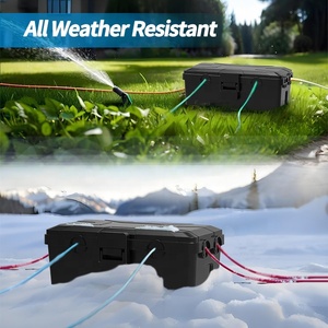 Caja de Conexión Eléctrica Impermeable para Exteriores, 6 Puertos de Entrada de Cables, Caja de Extensión Resistente a la Intemperie - Product Image 5