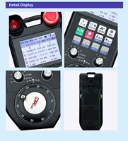 WiXHC Industriel 433 MHz Laser Cutting Wireless Electronic MPG Handwheel Modbus TCP 2.8 Inch Color Screen Manual Pulse Generator