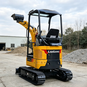 Mini excavadora 9017F 1 de bajo consumo de combustible y estructura confiable para trabajos de excavación en patios traseros y sitios de obra. - Product Image 1