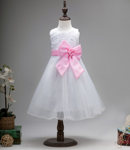 Vestido de Fiesta Largo Blanco con Patrones de Vestidos de Novia para Niñas de Yiwu, China - Product Image 4