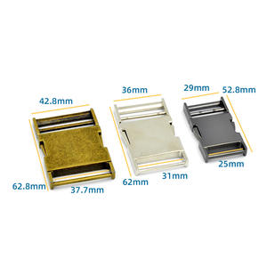 Hebilla de Liberación lateral de Metal de alta calidad a la moda, hebilla de cinturón Reversible de aleación personalizada al por mayor para hombre - Product Image 1