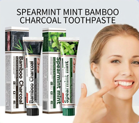 Fabrication OEM avec logo personnalisé SADOER Dentifrice à la menthe chimique pour adultes sans fluor en petits tubes Élimination des taches Souffle frais