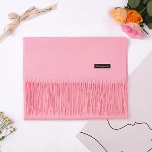 <span class=keywords><strong>2026</strong></span> ヴィンテージパシュミナスカーフ男性女性カシミヤ冬ショールプリント固体大人女の子タッセルネックロングスタイル 70*180 センチメートル - Product Image 3