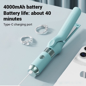 Plancha de Pelo 3 en 1 Inalámbrica, Calentamiento Rápido, Recargable por USB, Mini Plancha de Pelo Eléctrica Inalámbrica, Rizador de Pelo - Product Image 6