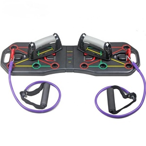 CHENGMO-tablero deportivo multiusos de realce con banda de resistencia, tabla de entrenamiento de realce plegable con cordón - Product Image 2