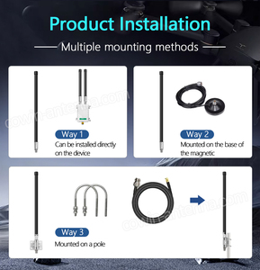 Tùy chỉnh không thấm nước ngoài trời Omni tăng cao 3.5dBi 5dBi 6dBi 7dBi 8dBi 9dBi 10dBi 11dBi 12dBi 2.4G Wifi Ăng Ten sợi thủy tinh - Product Image 5