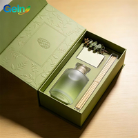 Boîte d'emballage personnalisée de luxe, boîte cadeau magnétique faite à la main pour les marques de parfums d'intérieur naturels