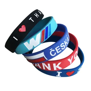 Weltweit meist verkaufte Produkte Silikon armband Kostenlose Probe Günstige Eigene Logo Design Armband Armreif