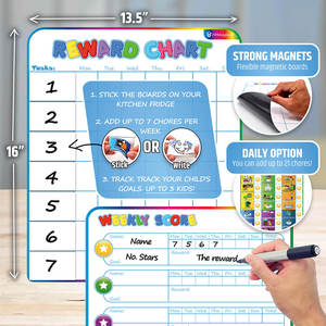 Premio magnetico e grafico di comportamento per più bambini per frigorifero - Product Image 5