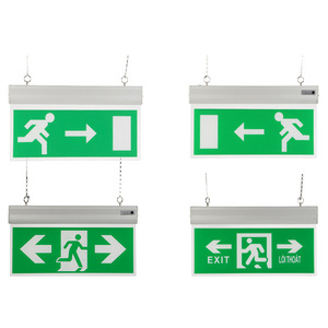 Modèle personnalisé <span class=keywords><strong>Double</strong></span> face 220v étanche IP30 plafond mural Led évacuation d'urgence - Product Image 2