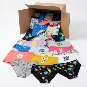 Ropa Interior para Niños de 2 a 14 Años, Calzoncillos Tipo Bóxer con Estampados de Unicornio, Dinosaurio y Sirena, Tallas Surtidas para Niños y Niñas, Lote al por Mayor - Product Image 1