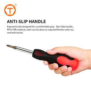 6 In 1 Portable Double Head Screw Driver Destornilladores Multi-purpose Reversible Double-ended <strong>Screwdriver</strong> Set - Product Image 3