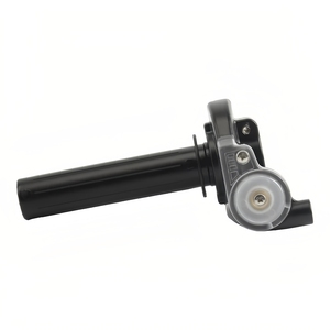 Poignées de moto universelles de 22mm CNC en aluminium pour guidon de moto poignée de torsion d'accélérateur pour Pit Bikes ATV accessoires - Product Image 1