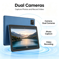 Tablet Android 10.1 Inci Casing Metal Laris Manis, Ringan, Octa Core, 24+128GB, Daya Tahan Baterai Lama, Kamera Ganda, GPS