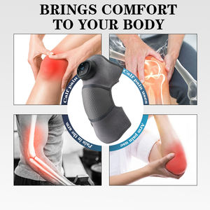 Pemijat bahu siku lutut portabel, getaran kompresi udara panas untuk nyeri kronis dan meningkatkan sirkulasi - Product Image 3