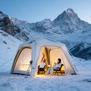 Nouvelle arrivée, tente gonflable moderne avec des arches architecturales pour des séjours de glamping élégants - Product Image 3