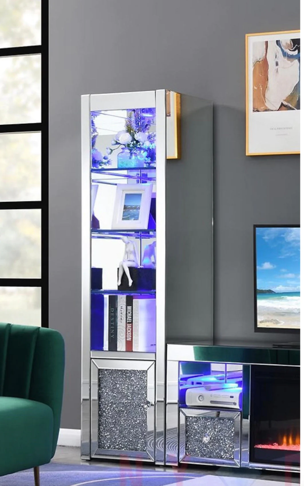 TV Stand With Fireplace - Thumbnail 3