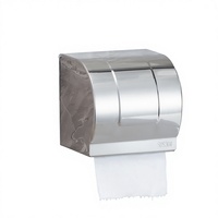 Distributeur automatique d'essuie-tout en papier découpé pour salle de bain toilette mural