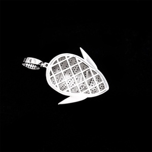 Pendentif Dragon Ball Anime Personnalisé en Moissanite, Micro-Pavé Émaillé, Tête de Dessin Animé, Collier Hip Hop, Breloque Unisexe - Product Image 3