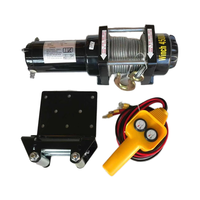 Treuil électrique de petite taille de haute qualité 4500 lb 12V 24V 48V, câble en acier pour bateau, hauteur de levage maximale de 12 m, grue de camion