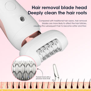 Resuxi 663 Rasoir Électrique Femme 5-en-1 Kit de Toilettage Indolore Étanche IPX5 pour le Corps Épilateur Électrique Féminin - Product Image 5