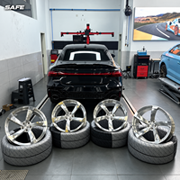 Jantes forgées concaves profondes 5x112 18 19 20 21 22, nouveau design, vente chaude, finition argent brossé, pour Audi A7 A8 Q7 RS6, directement de l'usine