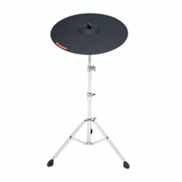 Cymbale électronique multifonctionnelle professionnelle UNLOCK CY-20R/B de 20 pouces à triple déclenchement, surface en caoutchouc de silicone noir de haute qualité