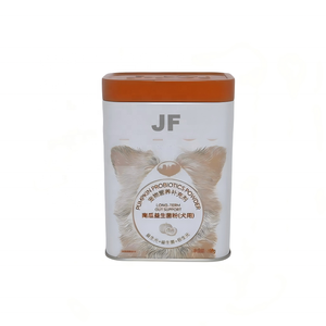 กล่องบรรจุภัณฑ์อาหารเสริมสัตว์เลี้ยงแบบกระป๋อง, บรรจุภัณฑ์แบบกระป๋องสำหรับผงฟักทองโปรไบโอติกสำหรับสัตว์เลี้ยง, บรรจุภัณฑ์แบบกระป๋องที่ปรับแต่งได้ - Product Image 3