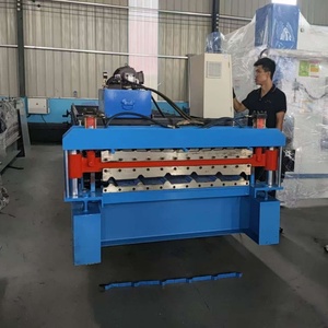 고효율 IBR 루프 시트 686 760 롤 성형기 지붕 패널 제작 기계 내구성 있는 지붕 강철 롤 성형기 - Product Image 1